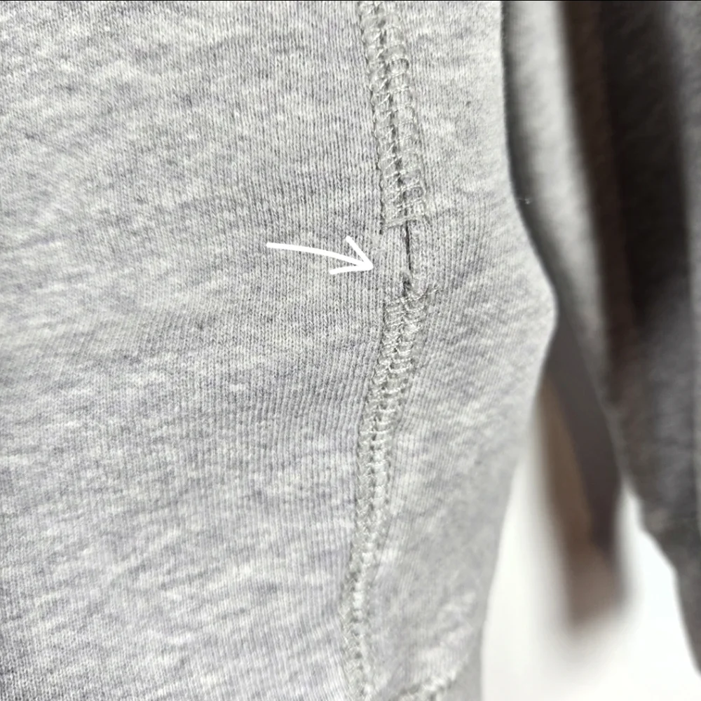 Polo Ralph Lauren Heather Gray Sweatshirt Full Zip Hoodie Jacket Big Boys Large